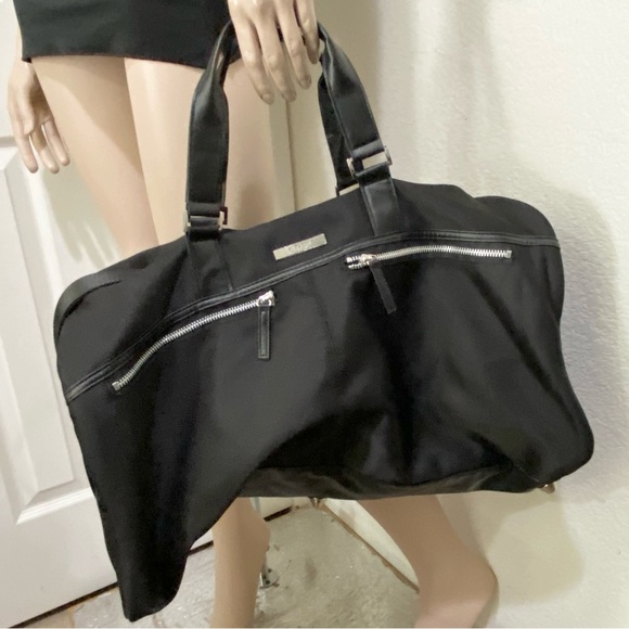 Versace Bags Versace Parfums Black Weekender Overnight Lightweight